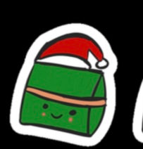 🍰 Sticker Pastel Puertorriqueño Navideño Kawaii – Tradición Boricua en Navidad