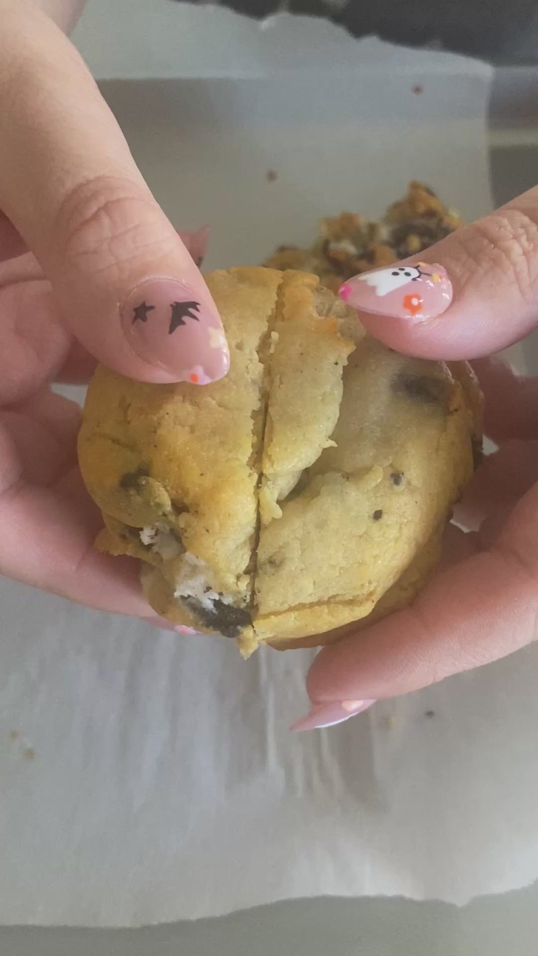 Galleta rellena de oreo